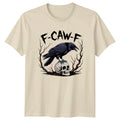 F-Caw-F Raven Skull Gothic Mens T-Shirt Womens Graphic Tee