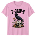 F-Caw-F Raven Skull Western Gothic Mens T-Shirt Womens Graphic Tee
