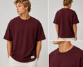 Public Supply Oversize Fit T-Shirt Men's Medium Burgundy NWT Crew Neck