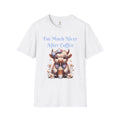 I’m Much Nicer After Coffee T-Shirt | Cute Highland Cow Coffee Design