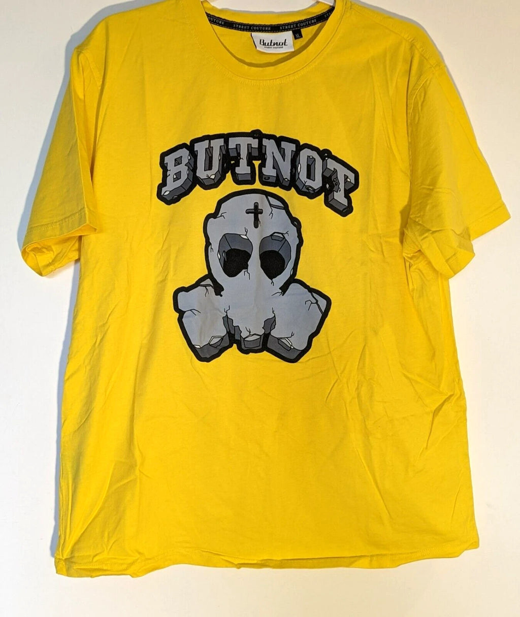 T SHIRT MEN GRUNGE BIKER HIP BUTNOT XL MADE IN ITALY GAS MASK BOLD STREET WEAR