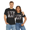 GYM RAT TRENDY FITNESS GRAPHIC T SHIRT Unisex Heavy Cotton Tee