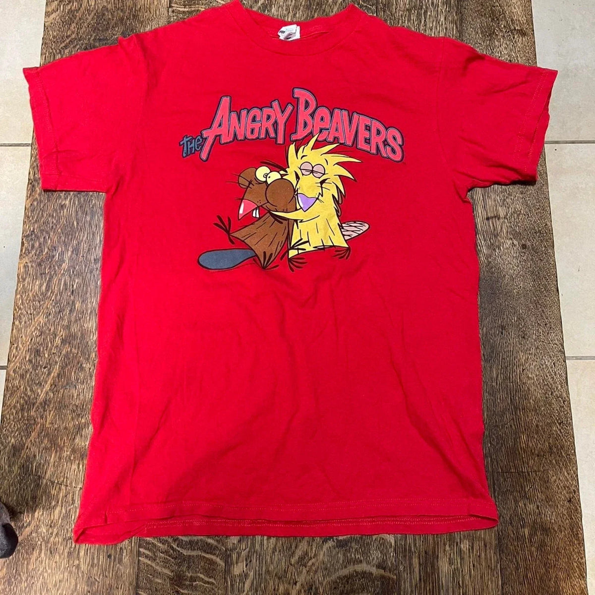 Vintage y2k angry beavers tee