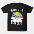Save The Chubby Unicorns T Shirt Lgbtq Gay Funny Girls Pride Birthday Novelty