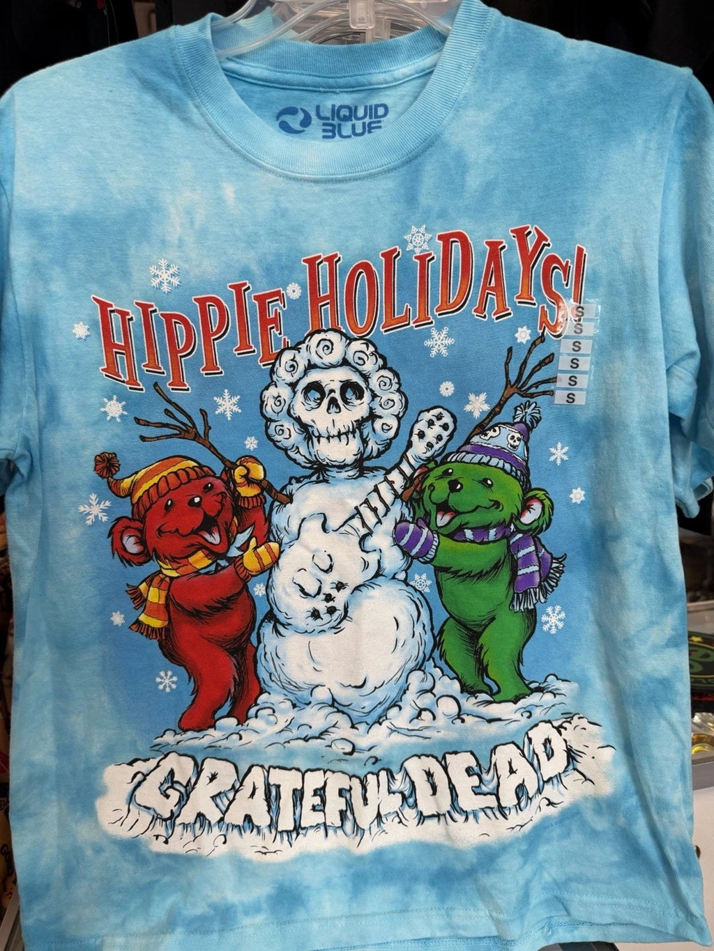 Grateful Dead Hippie Holidays T Shirt Small