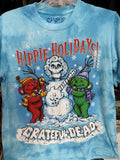 Grateful Dead Hippie Holidays T Shirt Small
