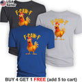 FCawF T-Shirt F-Caw-F Off Funny Chicken Humor Hen Rooster Animal BHU01