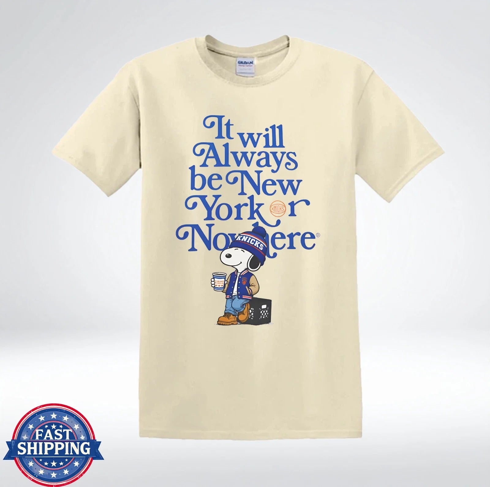 It Will Always Be New Yorker Nowhere Cute City Fan Graphic T-Shirt