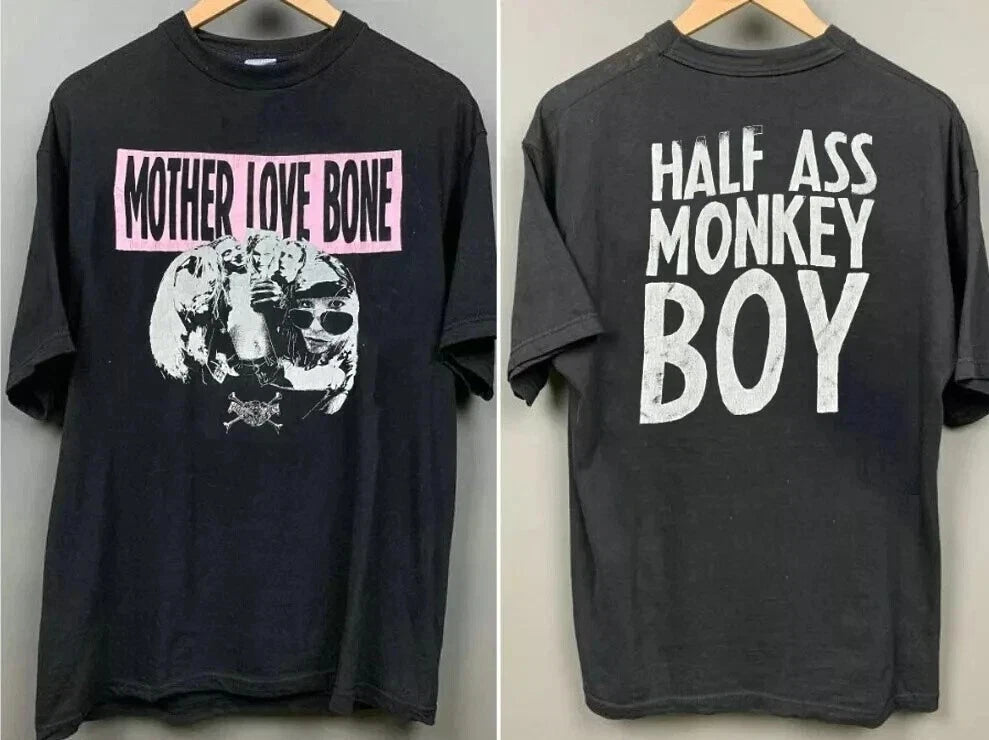 Mother Love Bone Shirt, Mother Love Bone 2 Side Black Shirt