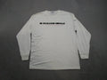 VTG Y2K Dale Earnhardt Jr Long Sleeve Spell Out Shirt Mens SZ M Budweiser NASCAR