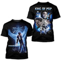 Michael Jackson Tee Pop Legend Concert Style Urban Streetwear Unisex S-5XL