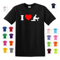 I HEART DOG*Y STYLE LOVE SEX COMICAL COLLEGE DIRTY ADULT HUMOR GIFT TEE T-SHIRT