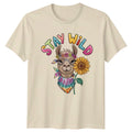 Stay Wild Llama Hippie T-Shirt, Boho Nature Animal Tee