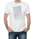 Vaporwave Waves Digital Cyber Future Trendy Printed Cotton Men's T-shirt Top Tee