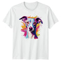 Colorful Dog Portrait T-Shirt Pet Lover Gift For Him And Her