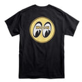 Men's Mooneyes Moon Classic Yellow Logo Black T-Shirt Cotton TM066BK