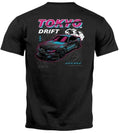 Tokyo Japan Racing Car Urban Fashion Back Print and Chest Logo Men's T-Shirt