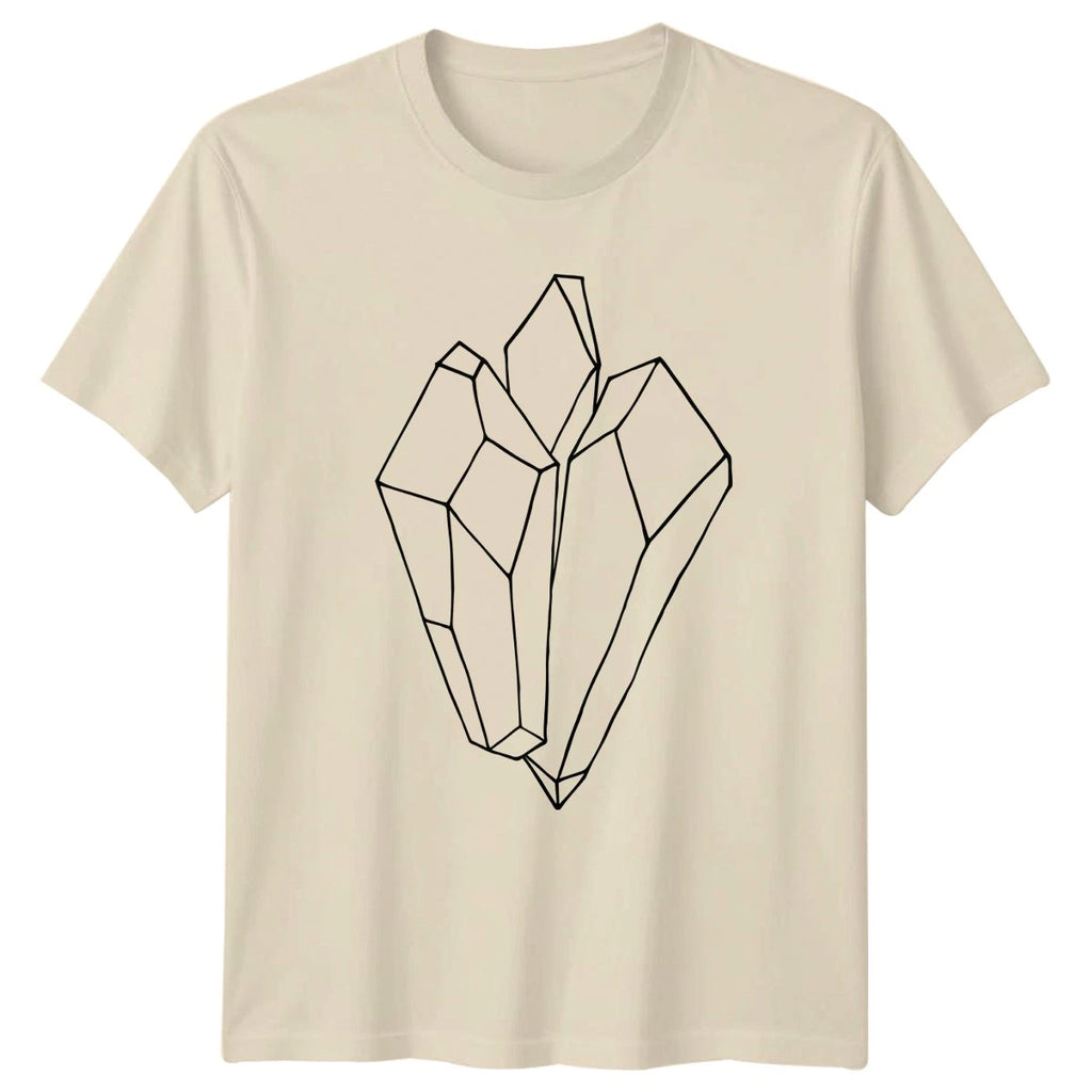 Simple Crystal Geology Lover T-Shirt Gemstone Mineral Collector Gift