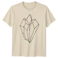 Simple Crystal Geology Lover T-Shirt Gemstone Mineral Collector Gift