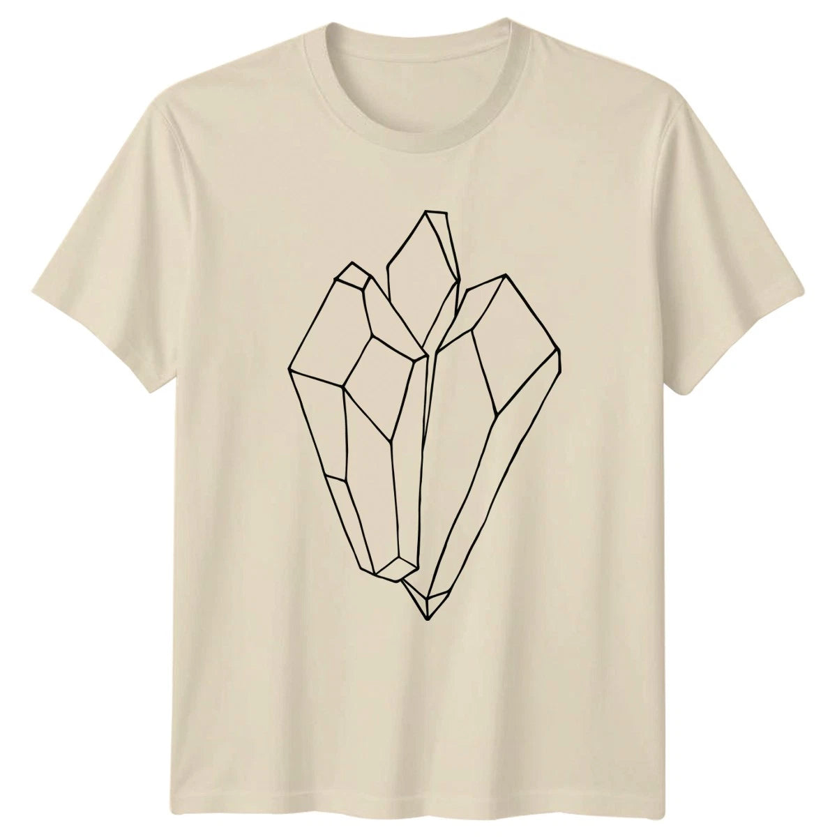 Simple Crystal Geology Lover T-Shirt Gemstone Mineral Collector Gift