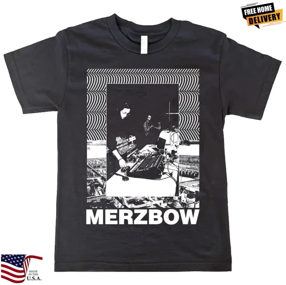 VTG Merzbow fan-art T-shirt Short Sleeve Cotton Full Size S to 5XL