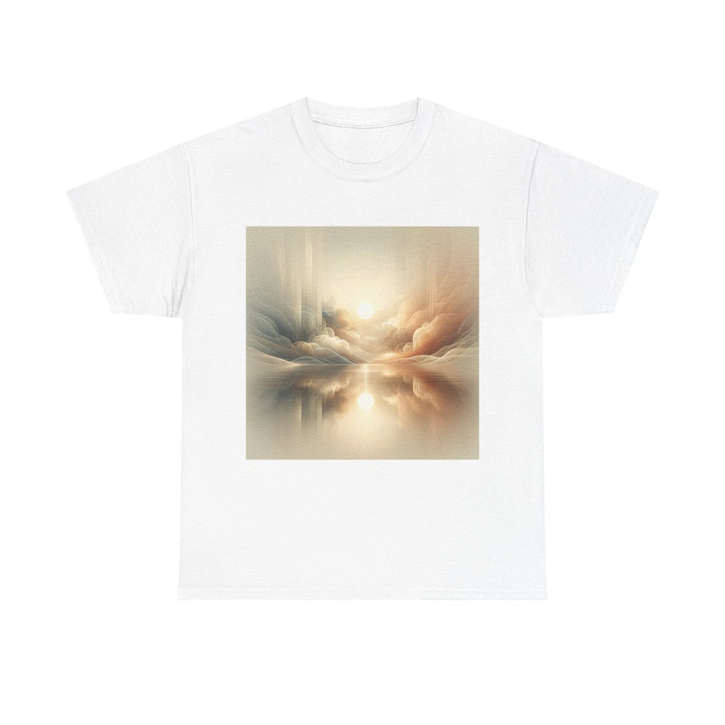 Unisex Adult T Shirt Ethereal Light Shadow Minimalist Art