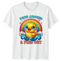 Duck Around & Find T-Shirt Kawaii Humor Duck Wildlife Birthday