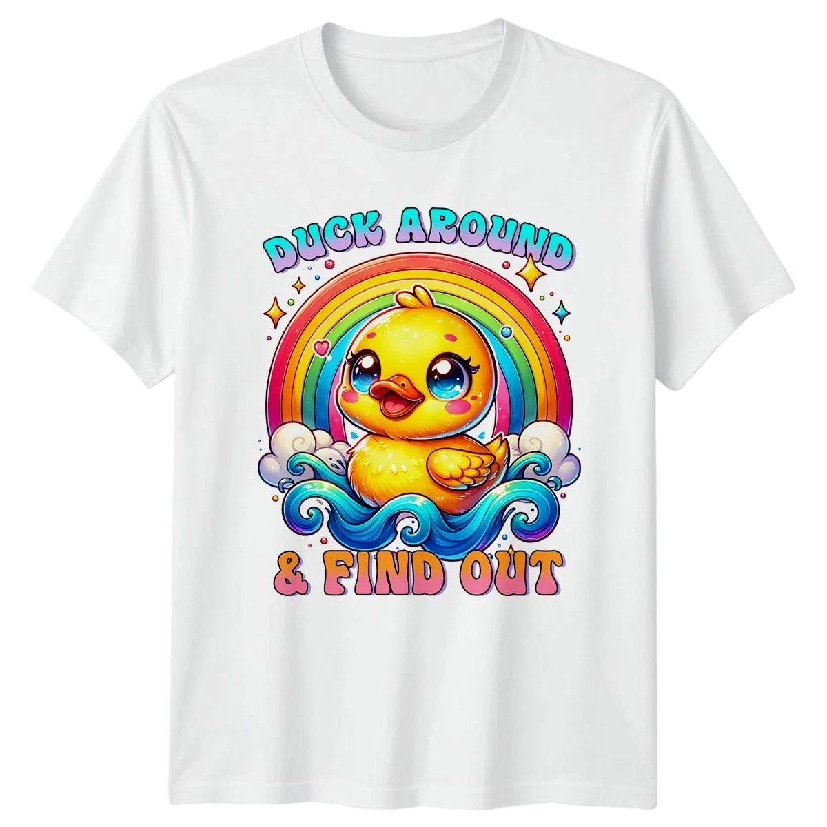 Duck Around & Find T-Shirt Kawaii Humor Duck Wildlife Birthday