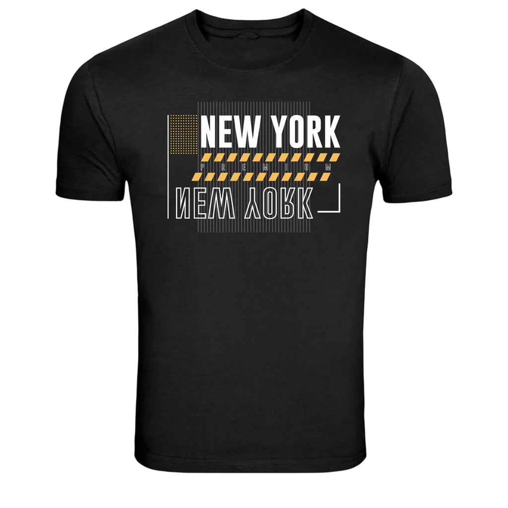 New York Premium Modern Geometric Typography Graphic T-Shirt Urban Tee