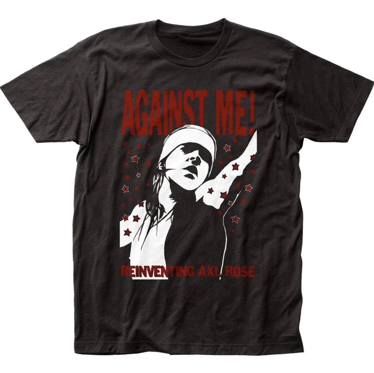 Against Me Reinventing Axl Rose T-Shirt – Classic Punk Rock Band Music Fan Tee