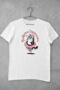 Ballerina Cappuccina Cat Meme Brainrot Logo Men's Printed Cotton Unisex T-shirt