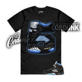 5 Black University Blue White UNC 2026 OG T Shirt Match V3