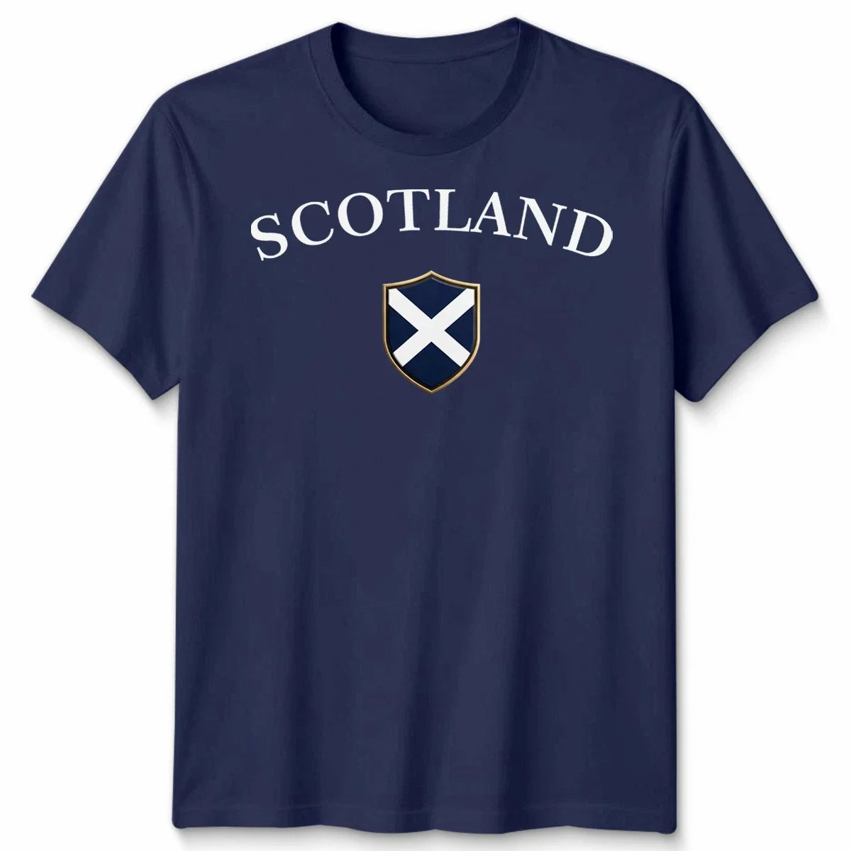 Scotland Flag And Name Unisex T Shirt National Flag Scottish Design Football Top