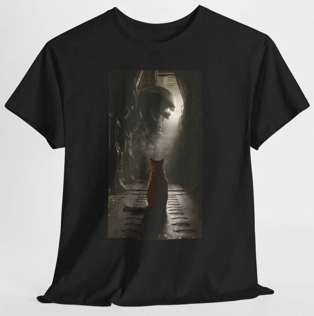 Alien T Shirt - Jonesy The Cat - 70’s Sci Fiction Horror  Art Tee Nostromo