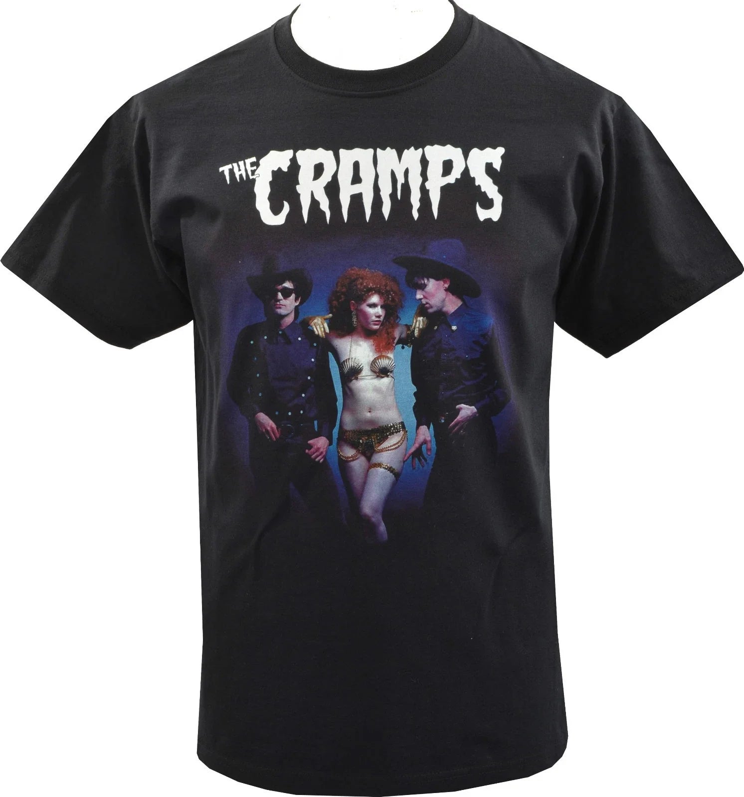 The Cramps Mens Psychobilly T-Shirt Cowboys Garage Poison Ivy Lux Interior S-5XL