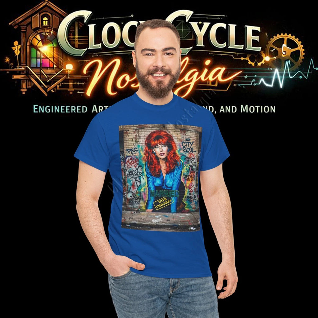 Peggy Bundy T-Shirt - Retro Married with Children Graffiti Style Graphic Tee