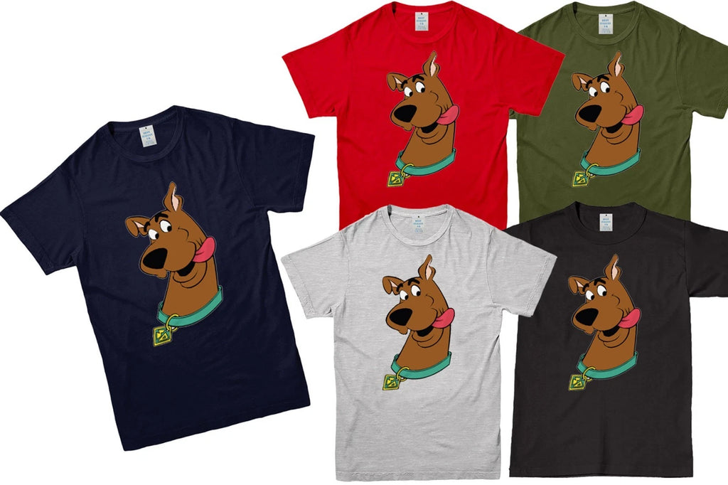 SCOOBY-DOO T-SHIRT TV MOVIE POSTER UNISEX COOL FUNNY TEE RETRO