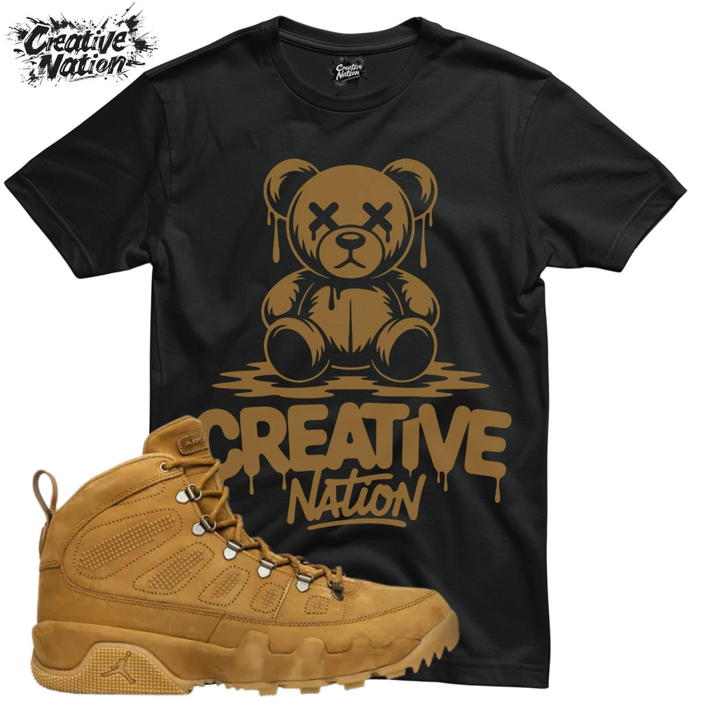 Shirt To Match 9 Boot Wheat Unisex Tee Sneaker Shirt Bear Shirt For Sneaker Tee