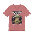 Cat Abduction Initiative Lost in Space Tee | Alien UFO Cat Illustration