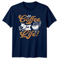 Coffee For Life T-Shirt Coffee Lovers Coffee Birthday Gift For Him And Her