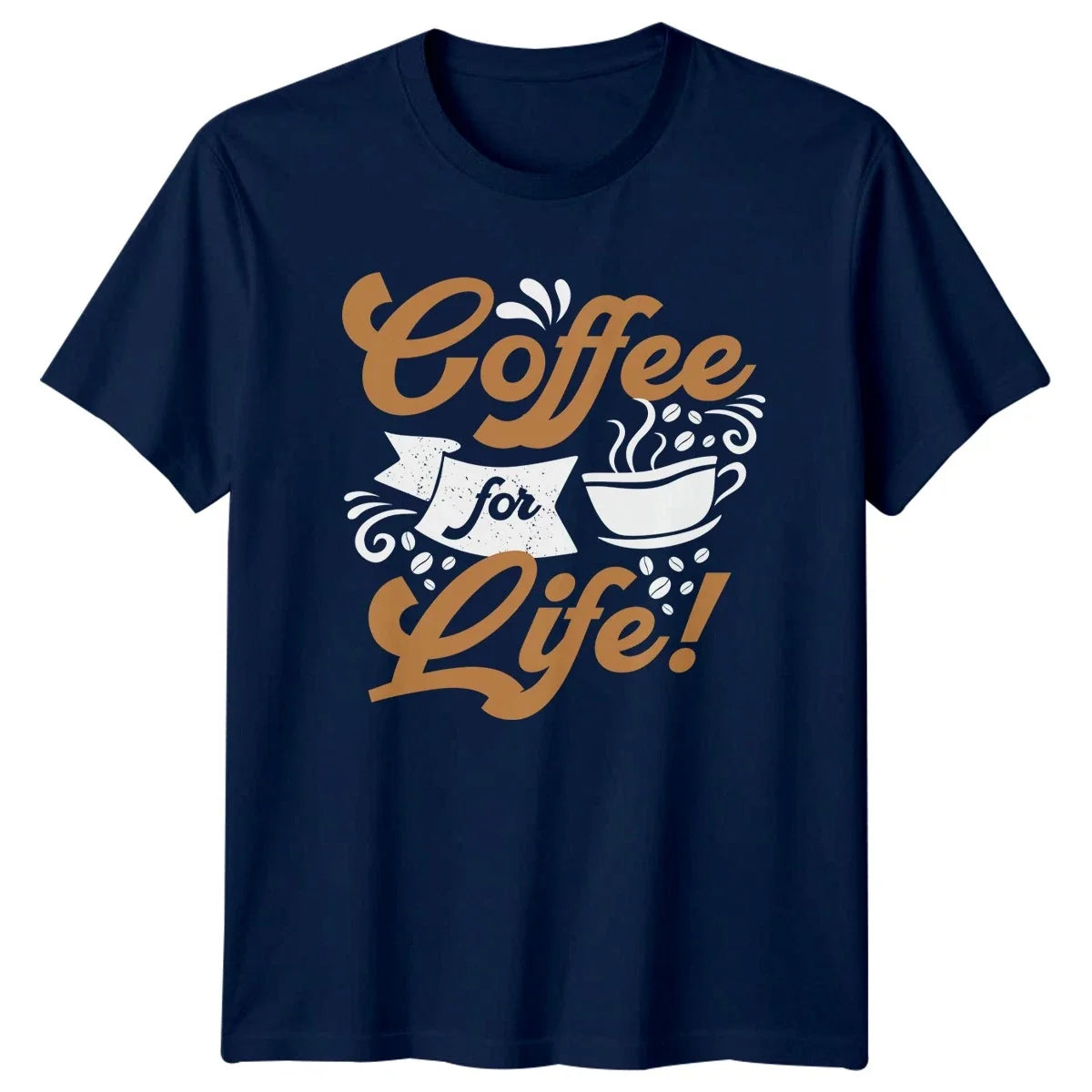 Coffee For Life T-Shirt Coffee Lovers Coffee Birthday Gift For Him And Her