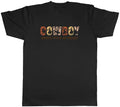 Cowboy Spirit Mens T-Shirt Wild at Heart Horse Riding Lover Tee Gift
