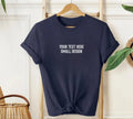 Personalised Embroidered Text & Logo T-Shirt - Custom Small Design Tee Top