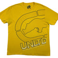 Ecko Unltd Yellow Graphic Print T Shirt Men’s Size L Streetwear Hip Hop Skater