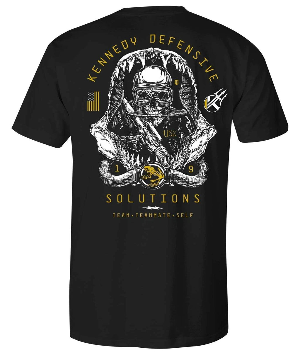 Howitzer Style Men's T-Shirt Kennedy Defense Military Grunt MFG