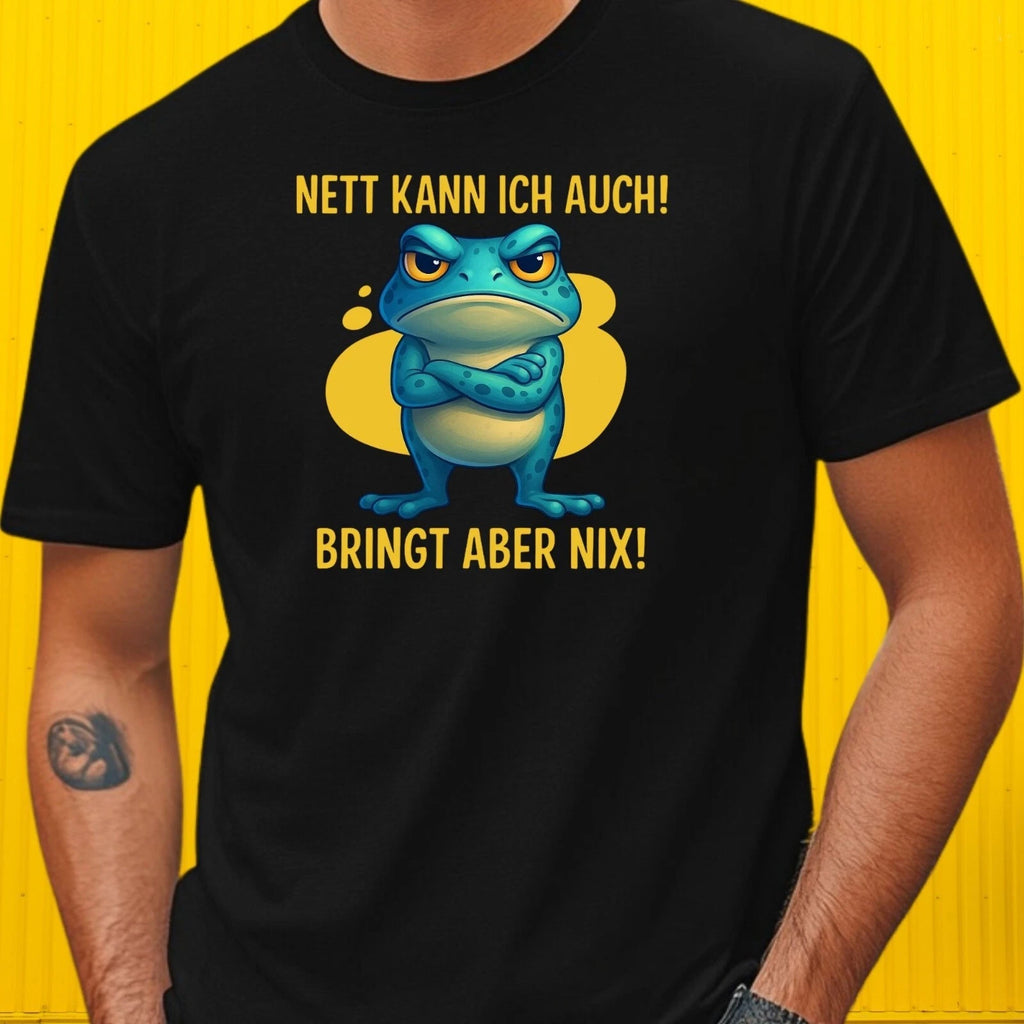 Men's T-Shirt Nice I Can Too! But Brings Nothing Motif Cotton Size XS to 5XL