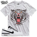 Shirt To Match White Black Unisex Tee Tiger Tee