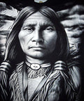 INDIAN MOTIF T SHIRT M L XL 2XL 3XL CHEROKEE SITTING BULL OVERSIZED BIG