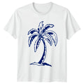Palm Tree Tropical Tree Mens T-Shirt Womens Graphic Tee Unisex Beach Vacation