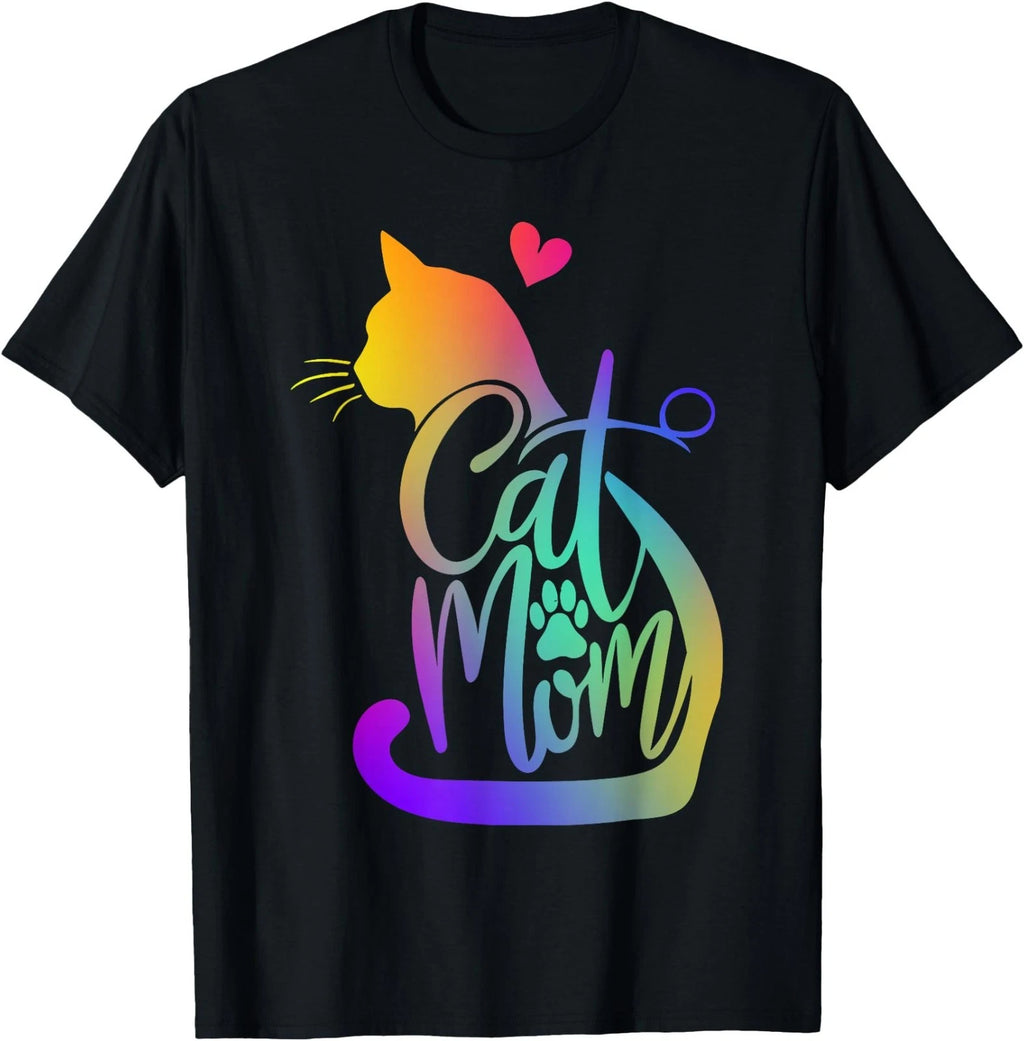 Cat Mom Cat Lover Cute Mother's Day Mama I Love My Cat T-Shirt